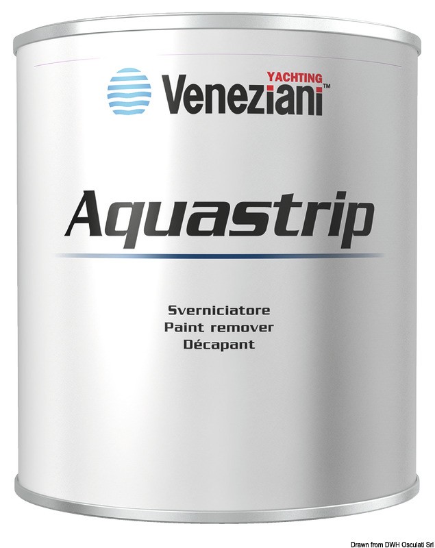 Купить Гель зелёный Veneziani Aquastrip 2 - 3 м2/л 2,5 л, Osculati 65.026.01 7ft.ru в интернет магазине Семь Футов