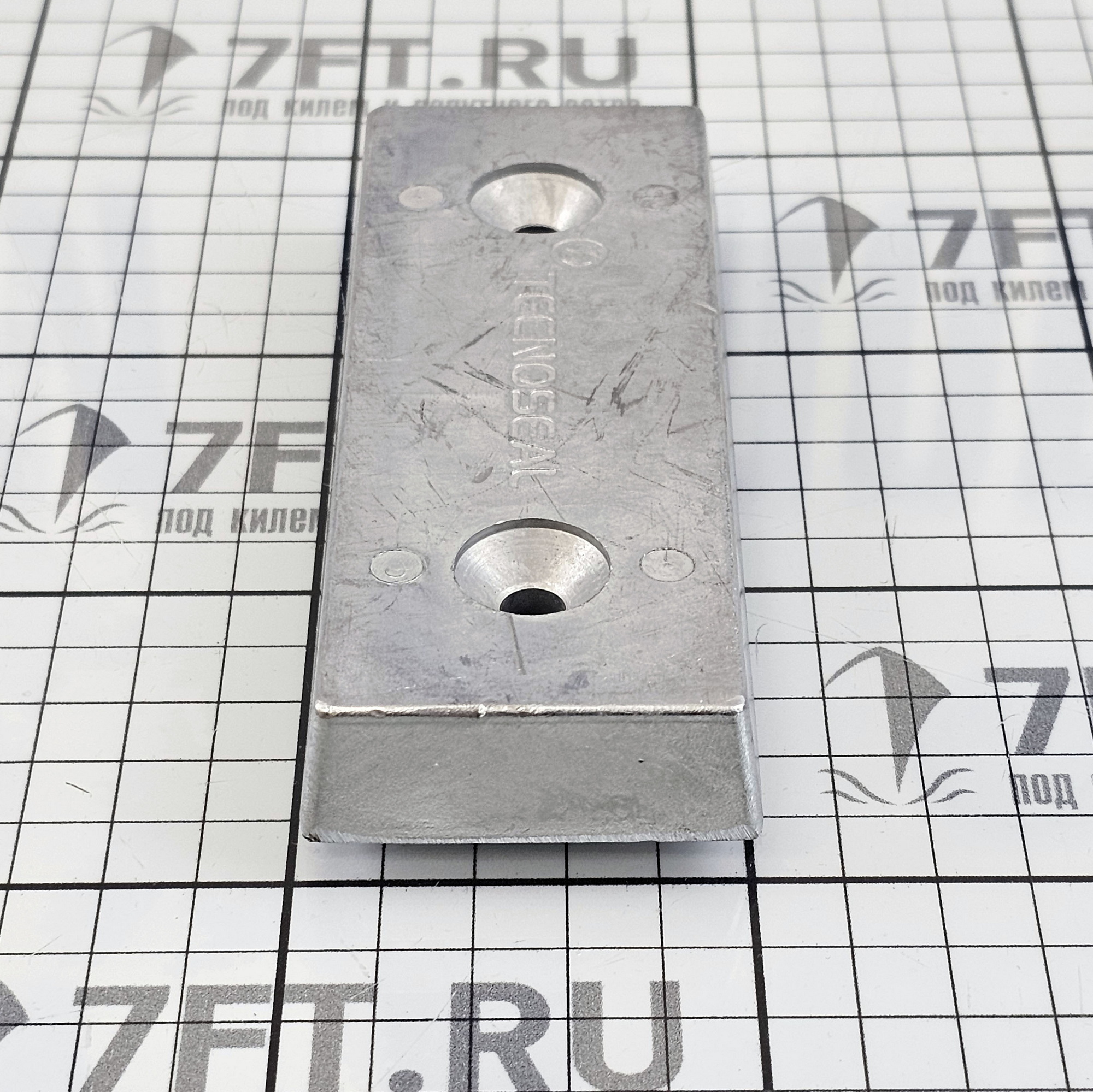 Купить Цинковый пластинчатый анод Tecnoseal 00213 130x50x17мм 7ft.ru в интернет магазине Семь Футов