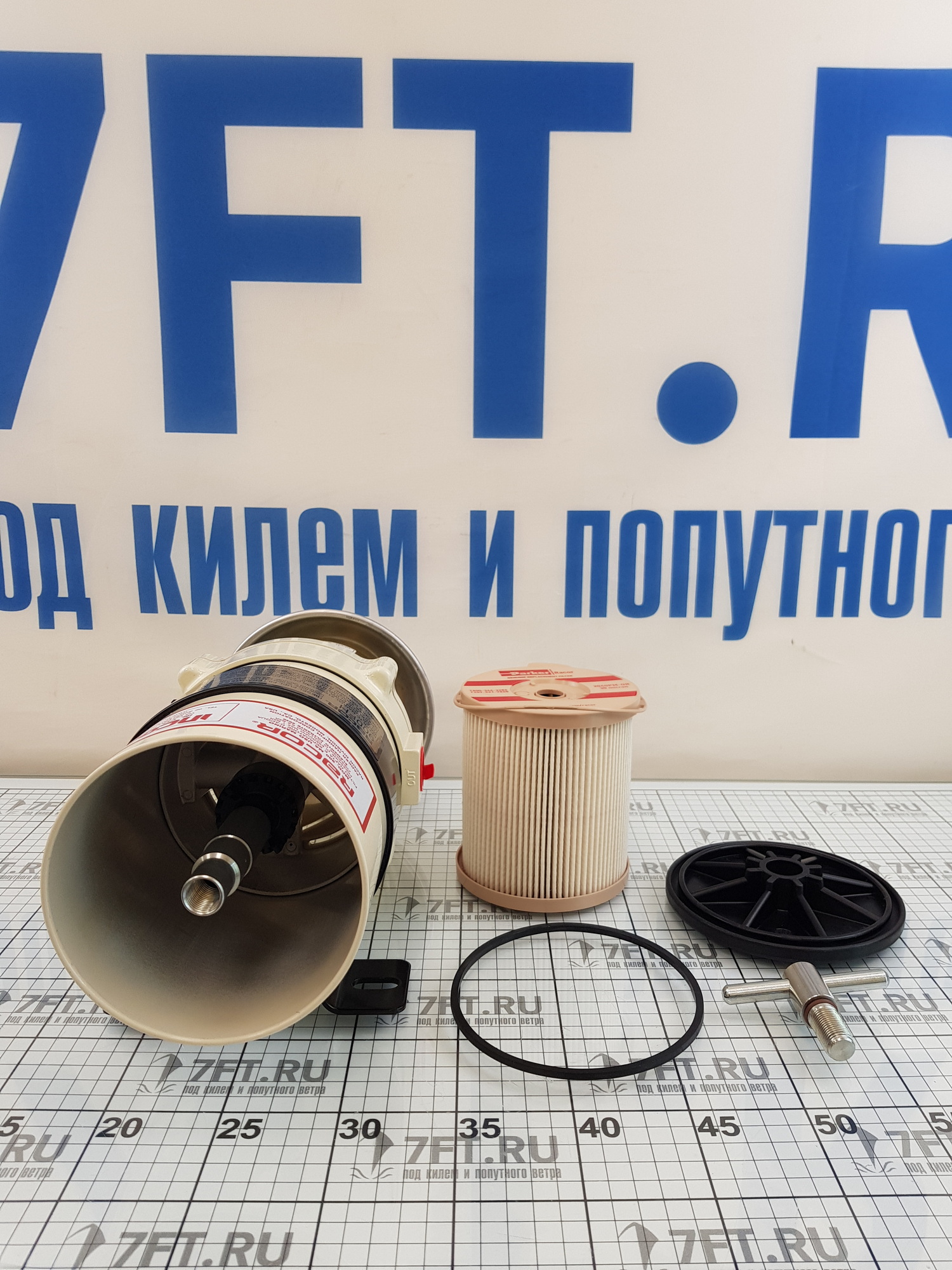 Купить Фильтр для дизельного топлива RACOR 900MA 270-341л/ч 30мкм 432x152x178мм, Osculati 17.667.02 7ft.ru в интернет магазине Семь Футов
