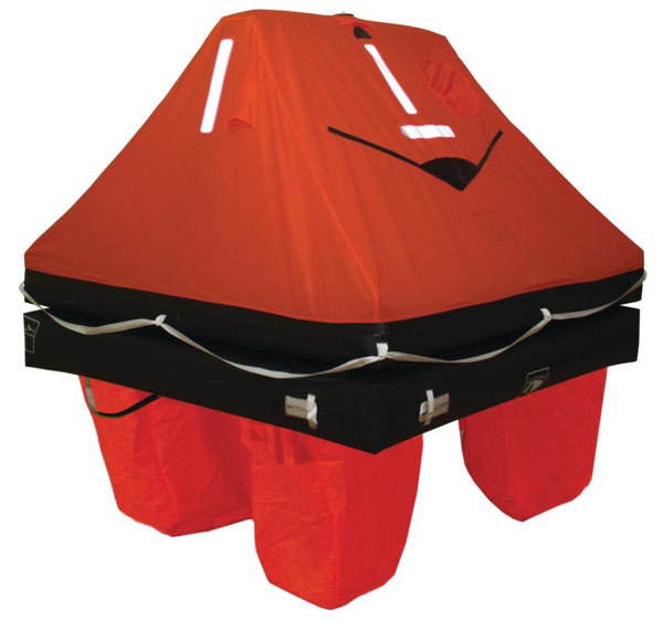 Купить Спасательный плот в контейнере Waypoint Commercial 12 человек 75 x 54,5 x 35 см 7ft.ru в интернет магазине Семь Футов