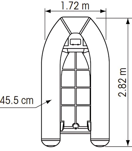 Купить Яхт-тендер из ПВХ Plastimo Yacht Pri270RF 66091 15л.с. 2,9м 600кг с жестким двухкорпусным днищем из полиэстера темно-серый 7ft.ru в интернет магазине Семь Футов