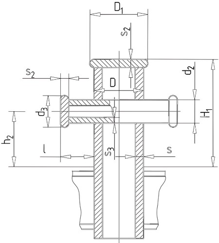 Купить Кнехт швартовый крестовый 7ФТ 1В ГОСТ 11265-73 Ø180 350х215мм врезной сварной из стали 7ft.ru в интернет магазине Семь Футов