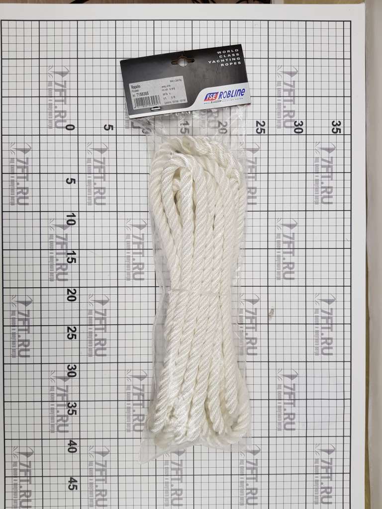 Купить Готовый конец из белого синтетического троса FSE Robline Rapallo 8355 14 мм 6 м 350 мм 7ft.ru в интернет магазине Семь Футов