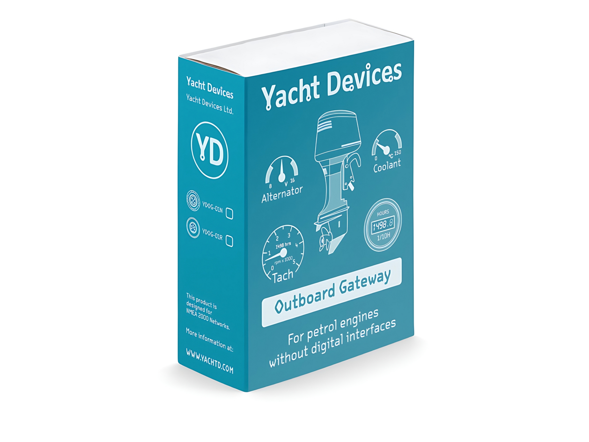 Купить Внешний шлюз для ПЛМ Yacht Devices YDOG-01R 9-16В 30мА 40мм 2м от -20°C до +80°C Raymarine SeaTalk NG 7ft.ru в интернет магазине Семь Футов