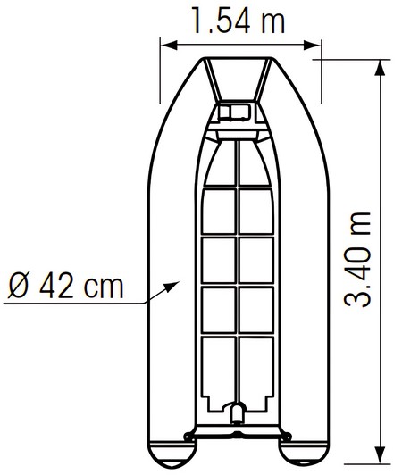 Купить Яхт-тендер из ПВХ Plastimo Alu ALUMX-340/0 RABD 66098 20л.с. 3,4м 550кг с противоскользящим двойным днищем из алюминия темно-серый 7ft.ru в интернет магазине Семь Футов