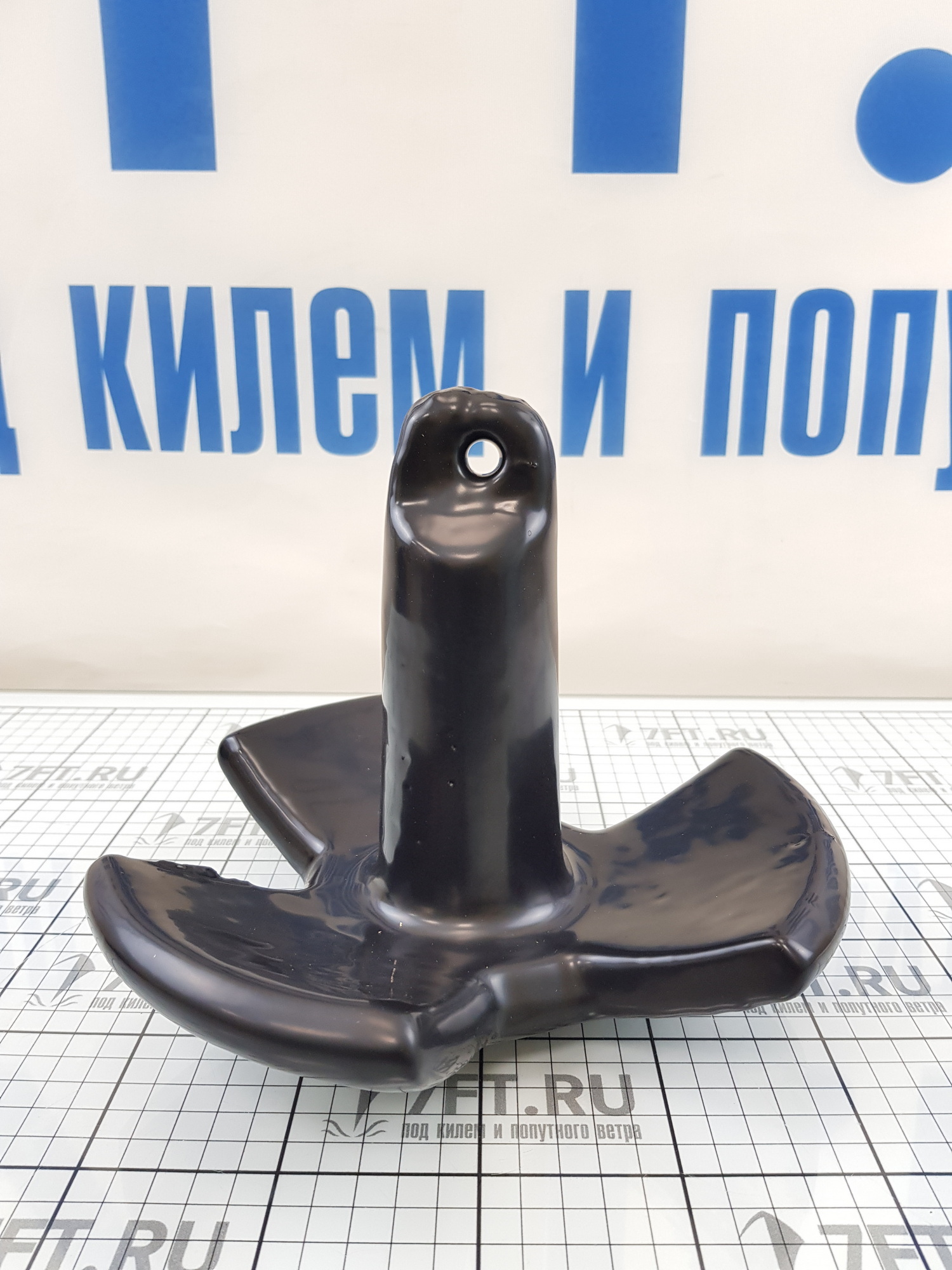 Купить Якорь-гриб 5,4кг CIM 0121-1012 198x242мм из высококачественной стали в чёрной ПВХ оболочке 7ft.ru в интернет магазине Семь Футов