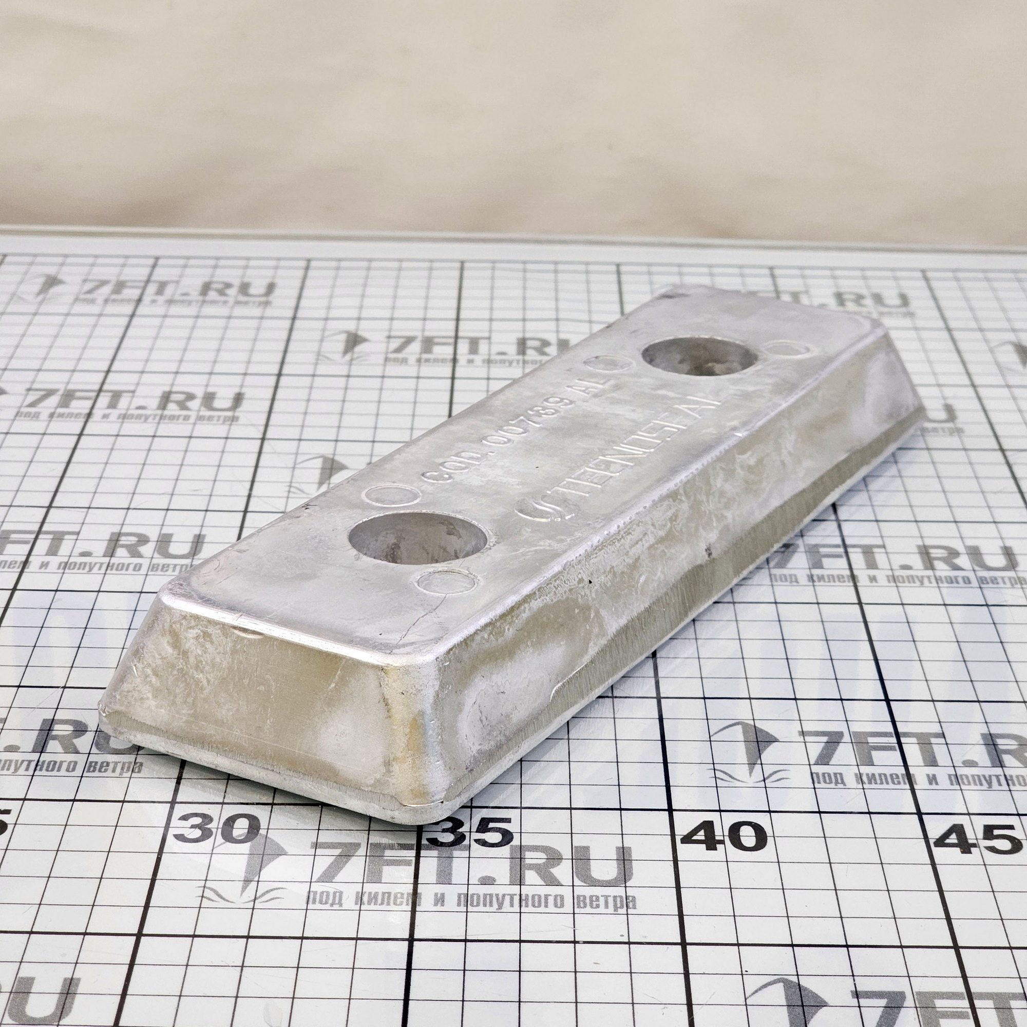 Купить Алюминиевый анод A 40005875 267x85x30мм для моторов Volvo Penta IPS, Osculati 43.511.01 7ft.ru в интернет магазине Семь Футов