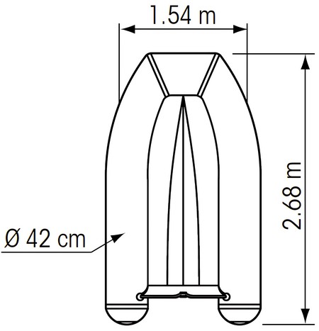 Купить Яхт-тендер из ПВХ Plastimo Yacht Pri270V 66089 10л.с. 2,7м 510кг с жестким корпусом из полиэстера темно-серый 7ft.ru в интернет магазине Семь Футов