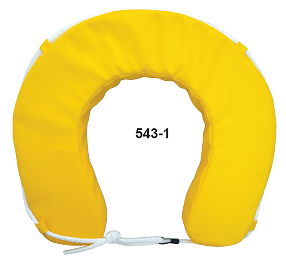 Купить Спасательный круг подковообразный из пенополиэтилена с тканевым покрытием EVAL 00543-1Y 7ft.ru в интернет магазине Семь Футов