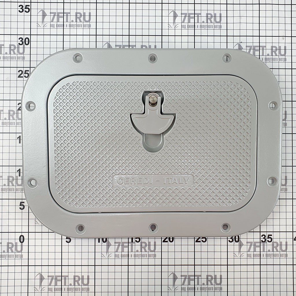 Люк инспекционный водонепроницаемый темно-серый 2508 270 x 370 мм ...