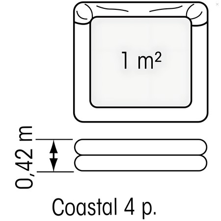 Купить Спасательный плот Plastimo Coastal ISO 52372 в сумке на 4 человека 700х440х230мм 7ft.ru в интернет магазине Семь Футов