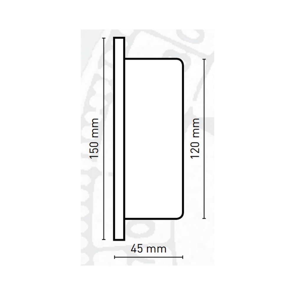 Купить Метеостанция судовая ANVI Termometros 32.0350 Ø150/120x45мм термометр/гигрометр из полированной латуни с изображением маяка 7ft.ru в интернет магазине Семь Футов