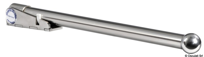 Купить Универсальная складная ручка для подъема на борт для транцевой площадки 100 x 31 мм труба 22 мм, Osculati 49.563.00 7ft.ru в интернет магазине Семь Футов