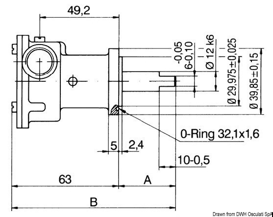 Купить Помпа Nauco FPR009 патрубок 3/8", Osculati 16.050.00 7ft.ru в интернет магазине Семь Футов