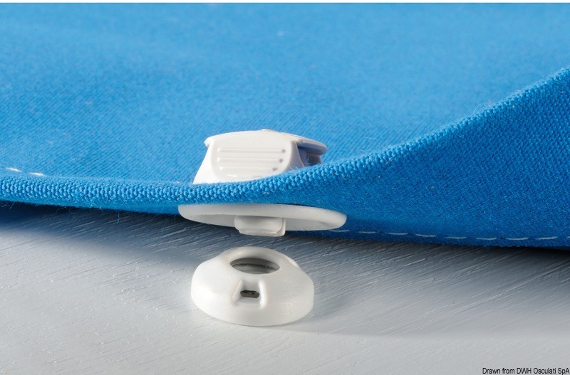 Купить Ответная часть для композитной кнопки PERFIX крепление на ткань белая 100 штук, Osculati 10.448.01 7ft.ru в интернет магазине Семь Футов