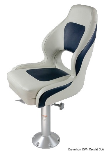 Купить Анатомическое сиденье De Luxe 640 x 530 х 600 мм, Osculati 48.410.08 7ft.ru в интернет магазине Семь Футов