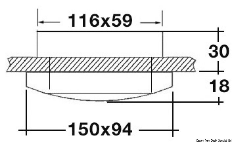 Купить Phad oval spotlight mirror polished, 13.430.01 7ft.ru в интернет магазине Семь Футов