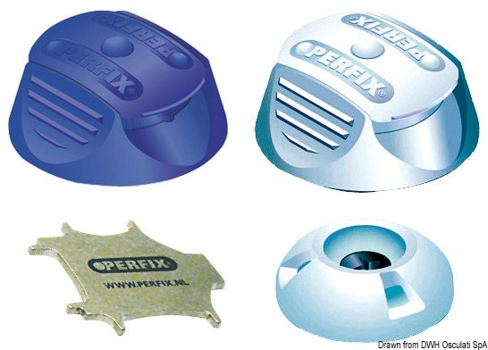 Купить Ответная часть для композитной кнопки PERFIX крепление на палубу синяя 100 штук, Osculati 10.447.02 7ft.ru в интернет магазине Семь Футов