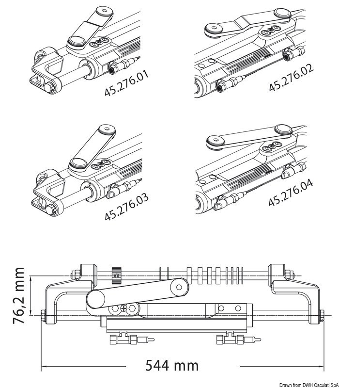 Купить Silversteer hydraulic piston UC 128P/2 - SVS, 45.276.02 7ft.ru в интернет магазине Семь Футов