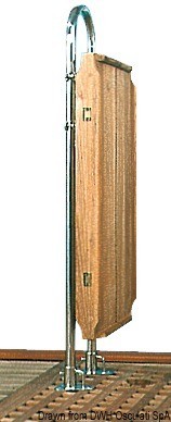 Купить Столешница ARC из тика складная 900 х 700 мм, Osculati 71.202.70 7ft.ru в интернет магазине Семь Футов
