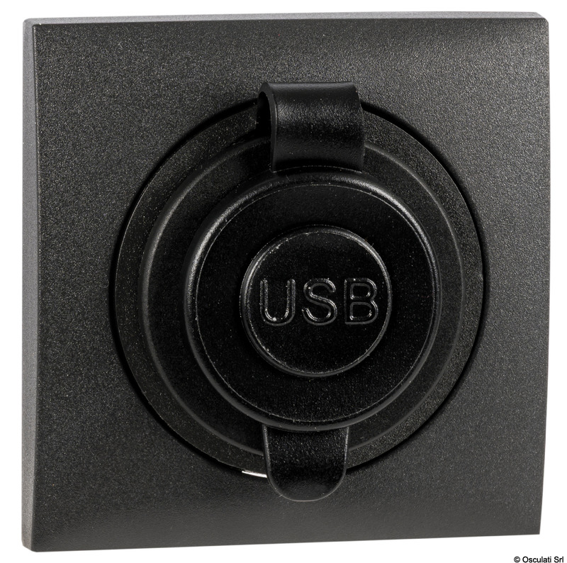 Купить Presa incasso doppia USB Type-A + Type-C, Osculati 14.527.01 7ft.ru в интернет магазине Семь Футов