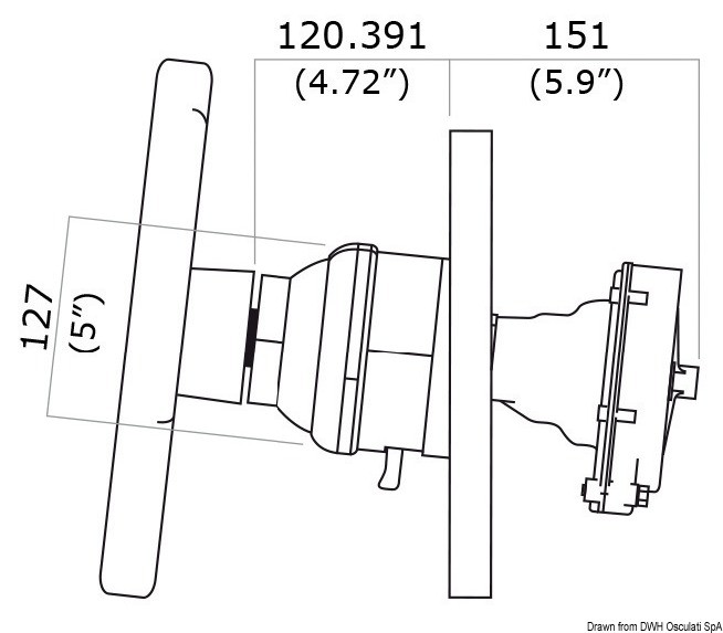 Купить Single rotary steering system T101, 45.062.00 7ft.ru в интернет магазине Семь Футов