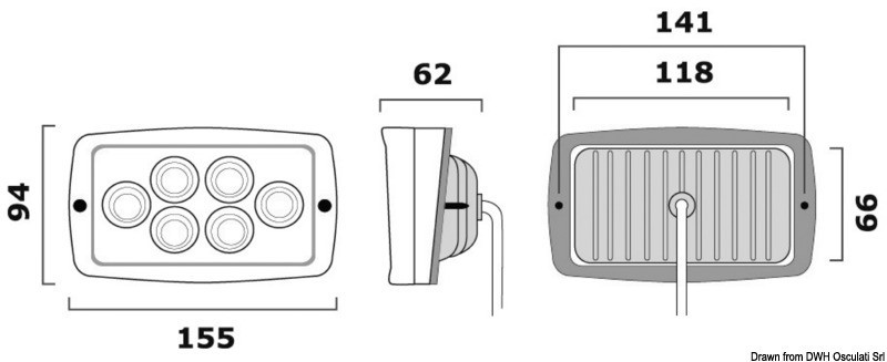 Купить Stern LED light semi-recess version, 13.263.01 7ft.ru в интернет магазине Семь Футов