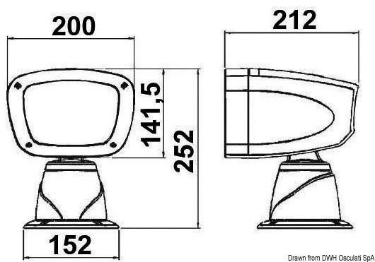 Купить Classic electric exterior spotlight 12 V, 13.225.12 7ft.ru в интернет магазине Семь Футов