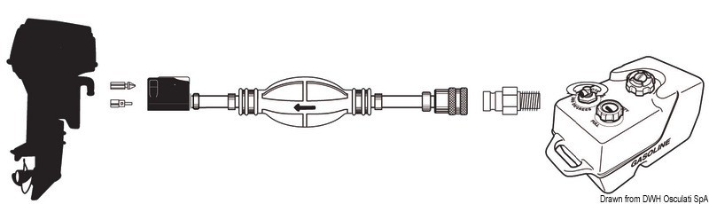 Купить Fuel line for engines Honda, 52.728.05 7ft.ru в интернет магазине Семь Футов