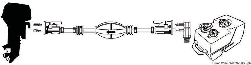 Купить Fuel line for engines Johnson - Evinrude, 52.728.04 7ft.ru в интернет магазине Семь Футов