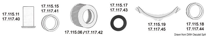 Купить Муфта прямая 3/4" х 22 мм тип "мама - мама" для систем водопроводных фитингов Hydrofix до 70°C, Osculati 17.117.04 7ft.ru в интернет магазине Семь Футов