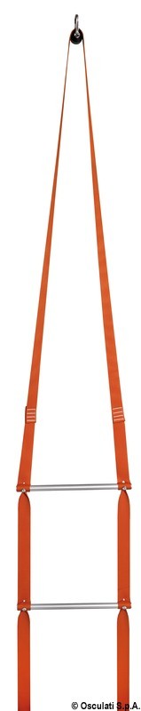 Купить Жесткая к кручению лестница для подъема на мачту 14 м оранжевая, Osculati 59.807.07 7ft.ru в интернет магазине Семь Футов