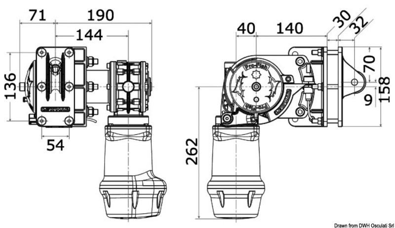 Купить S900 Stern windlass 12 V 600 W, 02.537.02 7ft.ru в интернет магазине Семь Футов