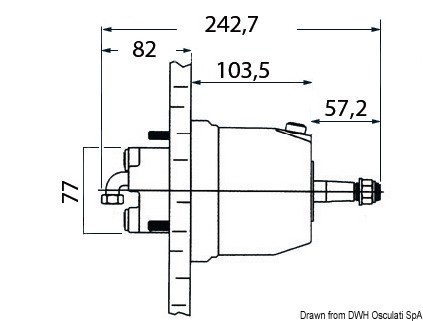 Купить ULTRAFLEX UP20F frontal mounting pump, 45.270.01 7ft.ru в интернет магазине Семь Футов