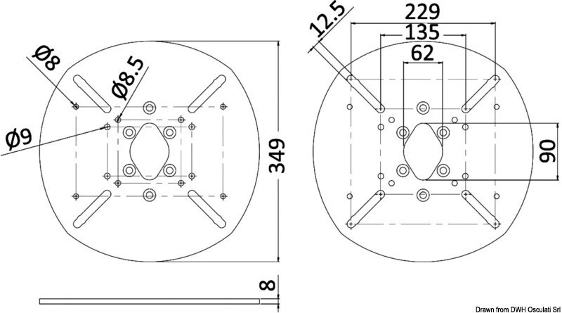 Купить Base per antenne satellitari fino a 45 cm (17''), 29.901.17 7ft.ru в интернет магазине Семь Футов