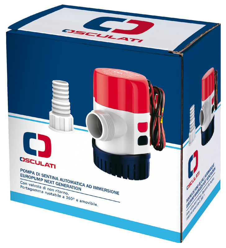 Купить Europump Next Gen automatic bilge pump G1500 12V, Osculati 16.129.07 7ft.ru в интернет магазине Семь Футов
