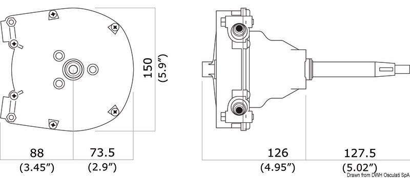 Купить Single rotary steering system T91, 45.060.00 7ft.ru в интернет магазине Семь Футов