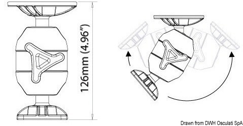 Купить Scanstrut iPad rest swivelling mounting on tubes, 23.403.03 7ft.ru в интернет магазине Семь Футов