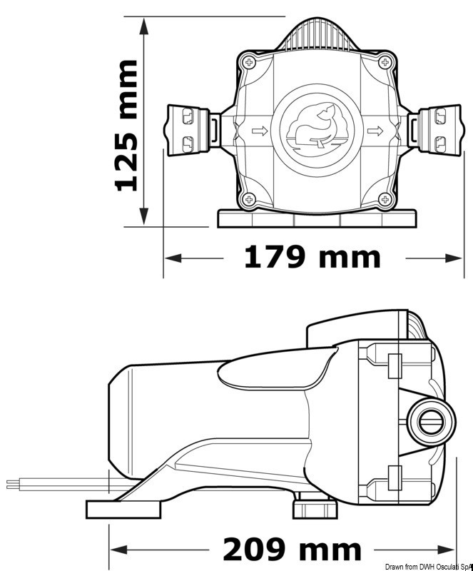 Купить Pump 12 V 8 l/min, 16.700.12 7ft.ru в интернет магазине Семь Футов