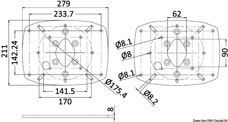 Купить Base per antenne satellitari fino a 30 cm (12''), 29.901.16 7ft.ru в интернет магазине Семь Футов