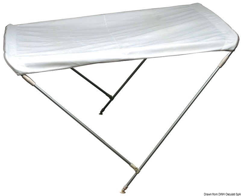 Купить Light 2-arc foldable bimini 150/160 white, 46.900.02 7ft.ru в интернет магазине Семь Футов