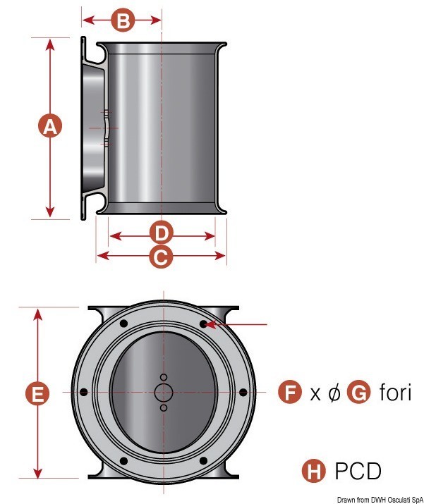 Купить Lewmar tunnel for stern thruster Ø 185 mm, 02.043.02 7ft.ru в интернет магазине Семь Футов