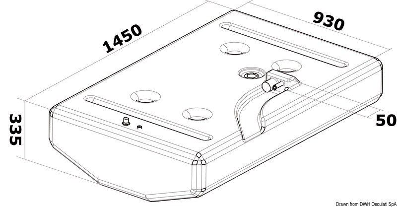 Купить Fuel tank PE 347 l, 52.036.05 7ft.ru в интернет магазине Семь Футов