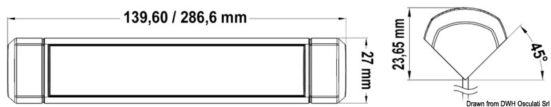 Купить LED light 12/24 V 2.4 W 3500 K angled version, 13.193.12 7ft.ru в интернет магазине Семь Футов