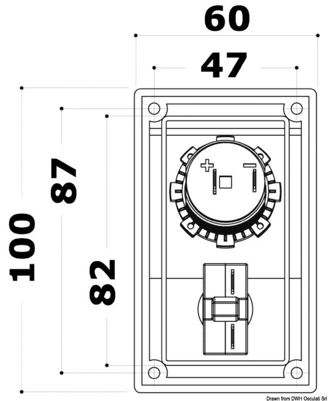 Купить Дополнительный модуль - двойное гнездо USB 2.1 + 1.0 A 60 x 100 мм для панелей, Osculati 14.861.02 7ft.ru в интернет магазине Семь Футов