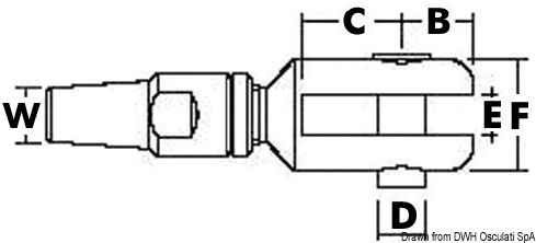 Купить fork terminal 8 mm, 05.020.08 7ft.ru в интернет магазине Семь Футов