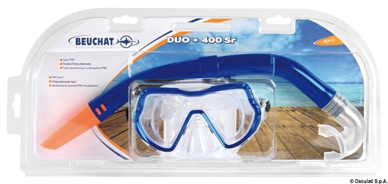 Купить BEUCHAT PVC mask and snorkel kids, 64.223.01 7ft.ru в интернет магазине Семь Футов