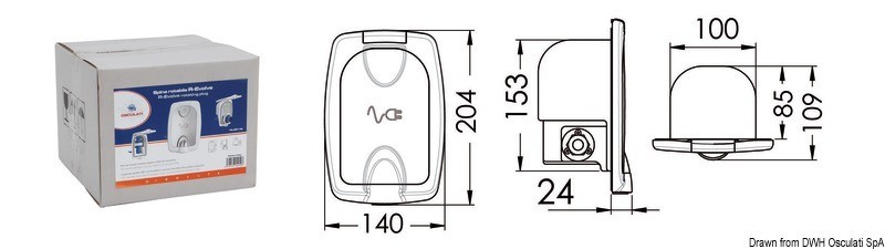 Купить R-Evolve fixed articulating plug 16 A, Osculati 14.321.16 7ft.ru в интернет магазине Семь Футов