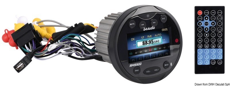 Купить Gussi FM/Bluetooth/USB/Mp3 instrument panel radio, 29.530.01 7ft.ru в интернет магазине Семь Футов