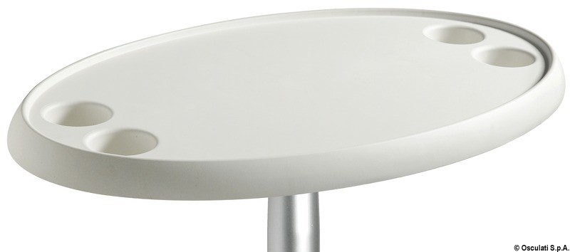 Купить Столешница круглая из белого композитного материала 610 мм, Osculati 48.417.50 7ft.ru в интернет магазине Семь Футов
